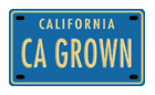CA Grown license plate